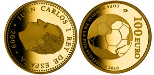 Baza monet EXG - 100 Euro: FIFA 2010 in South Africa 2009