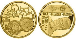 Baza monet EXG - Gold 100 Euro 2003