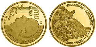 Baza monet EXG - Gold 100 Euro 2005