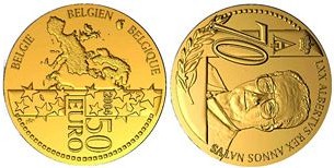 Baza monet EXG - Gold 50 Euro coins 2004