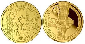 Baza monet EXG - Gold 50 Euro coins 2010