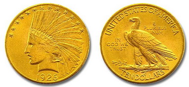 Baza monet EXG - 10 USD Eagles Indian Head
