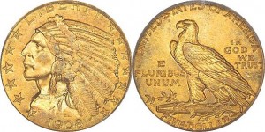 Baza monet EXG - 5 USD Eagles Indian Head